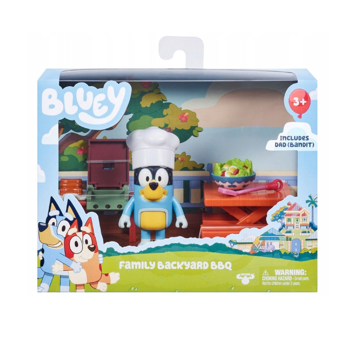 Bluey Family Backyard BBQ Playset