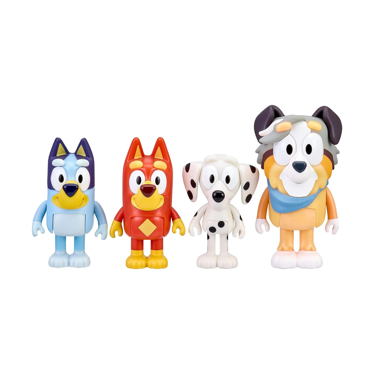 Bluey School Pack (4 Pack of 2.5-3" Poseable Figures)