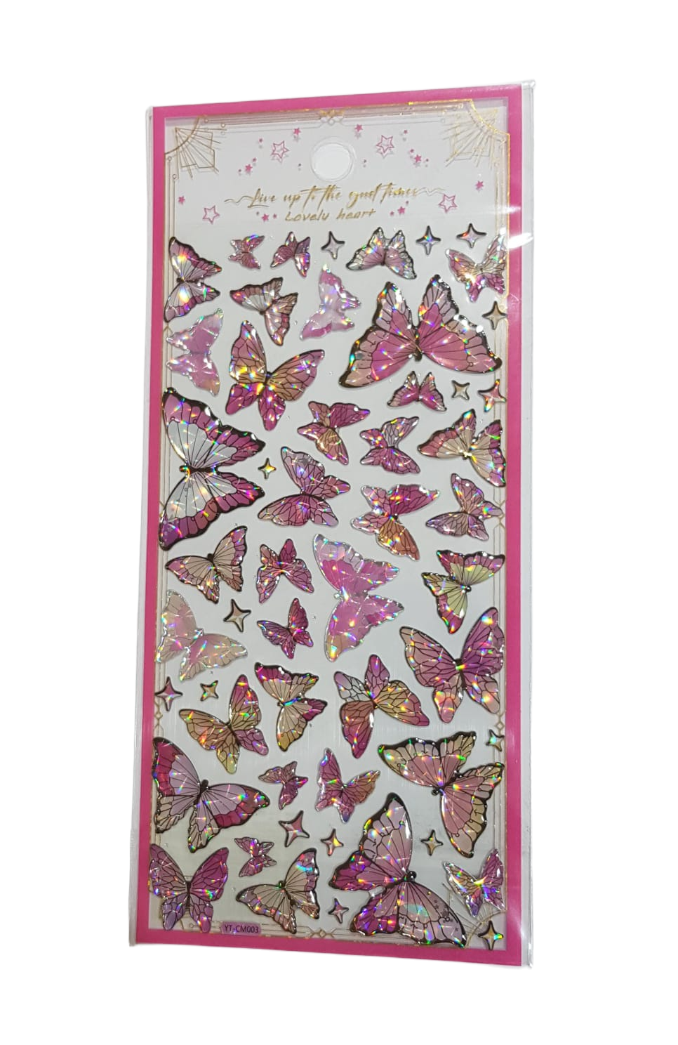 Butterfly Resin Sticker Designs(Assorted Colors, Sold As Single)
