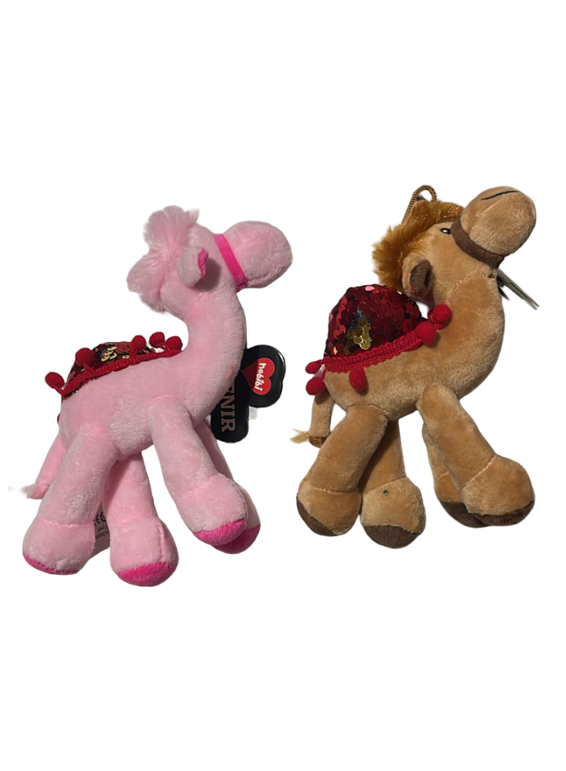 Camel Plush Toy 15 cm Size 1 (Assorted Designs, Sold as Single)