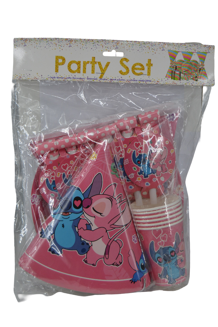 Stitch Party Set – Pink