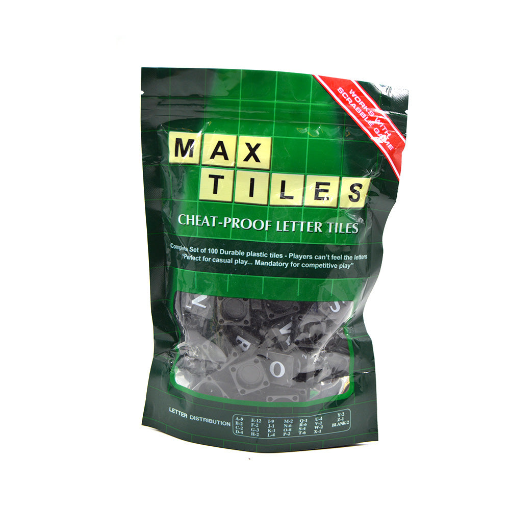 Max Tiles Cheat-Proof Letter Tiles Assorted (Price Per Piece)