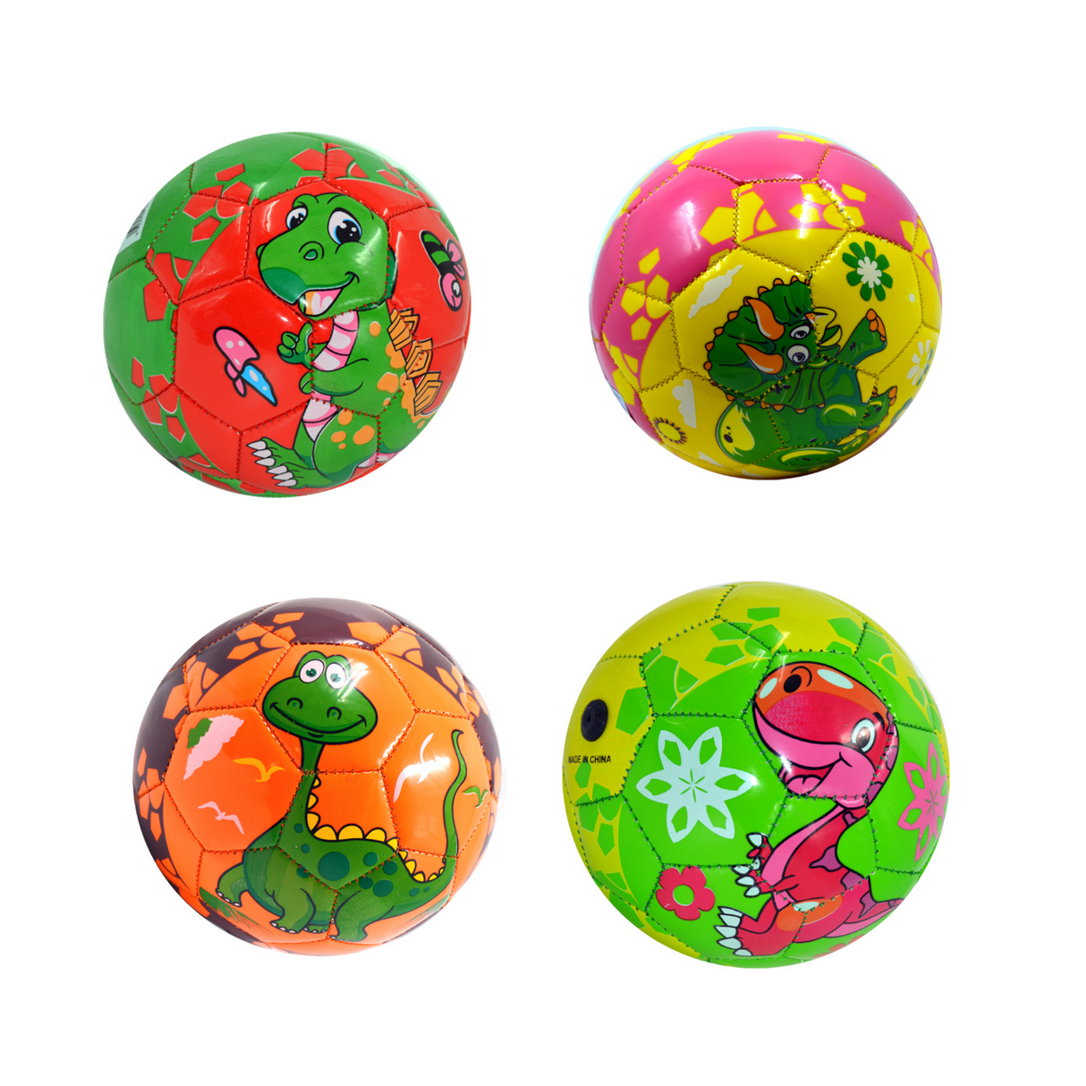 Kids Dinosaur Footbal Assorted (Price Per Piece)