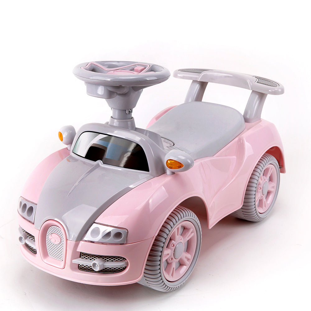 Foot To Floor Ride On Manual Car Blue/Pink