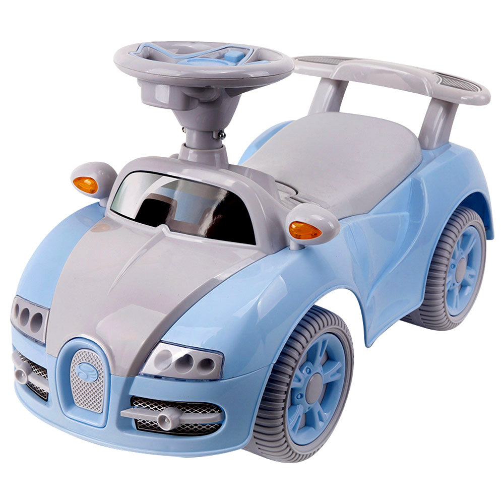 Foot To Floor Ride On Manual Car Blue/Pink