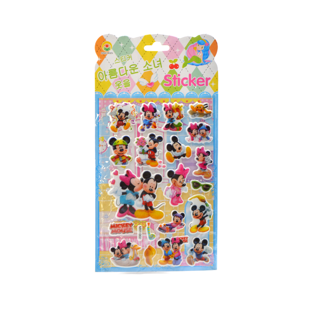 Mickey Mouse Puffy Stickers
