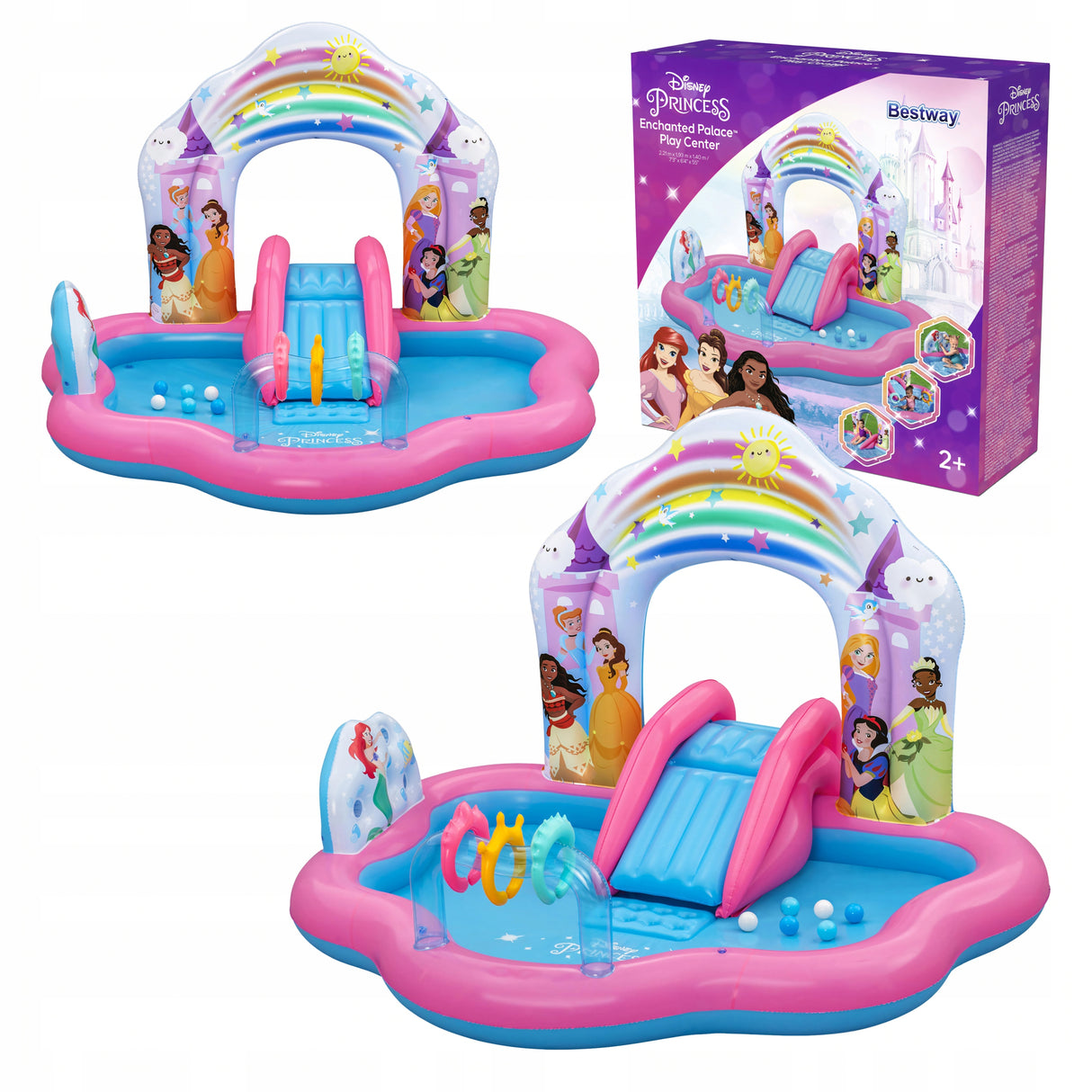 Disney Princess play center Enchanted world 221 x 193 x 140 cm