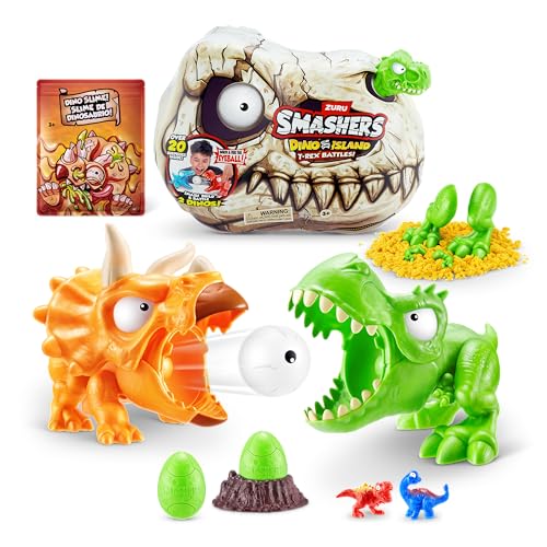 Smashers Dino Island T-Rex Battle Playset Medium S1
