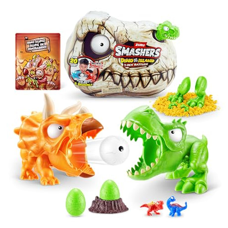 Smashers Dino Island T-Rex Battle Playset Medium S1