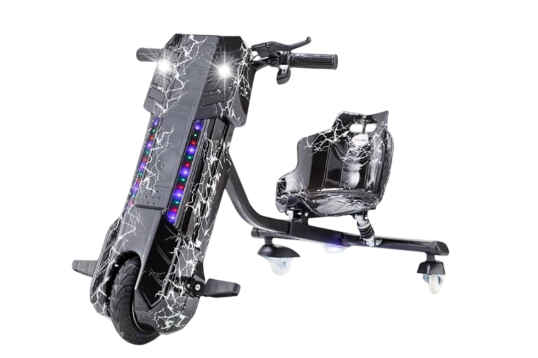 Pro Ride Drift Scooter 36V Black with Seat