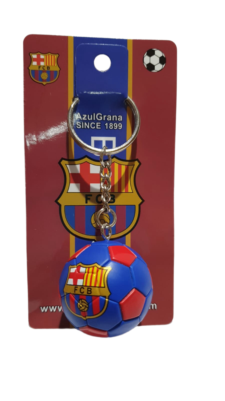 Links to FC Barcelona Keychain by