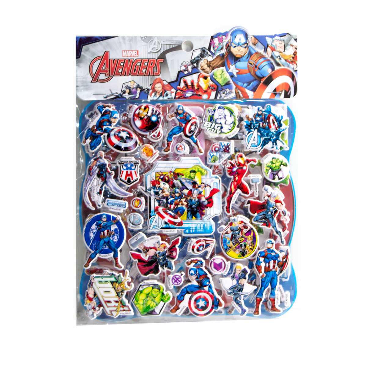 Links to AVENGERS 3D PUFFY STICKER ASST 2 DOUBLE by