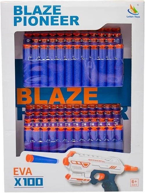 Blaze Pioneer Soft Bullet Set 100 Bullets