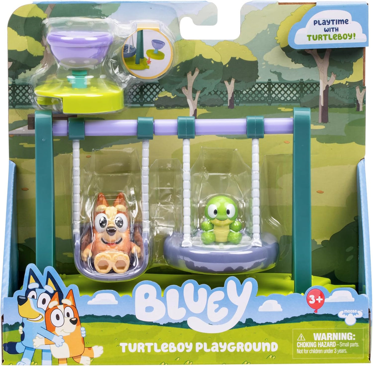Bluey S12 Mini Playset Turtle Boy Playground