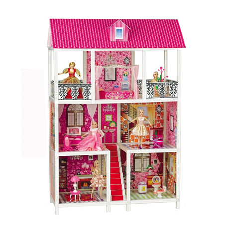 Links to BETTINA DOLL HOUSE WITH 5 DOLLS  by