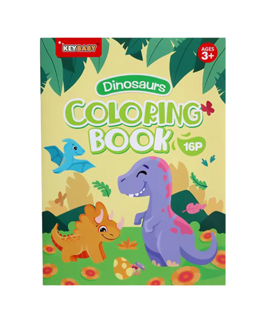 Dinosaurs Coloring Book – 16 Pages