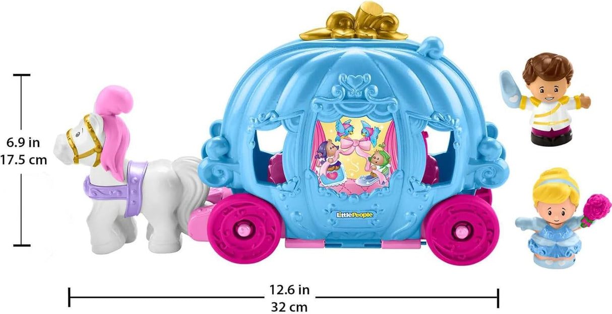 Fisher-Price Disney Princess Little People Cinderella's Dancing Carriage