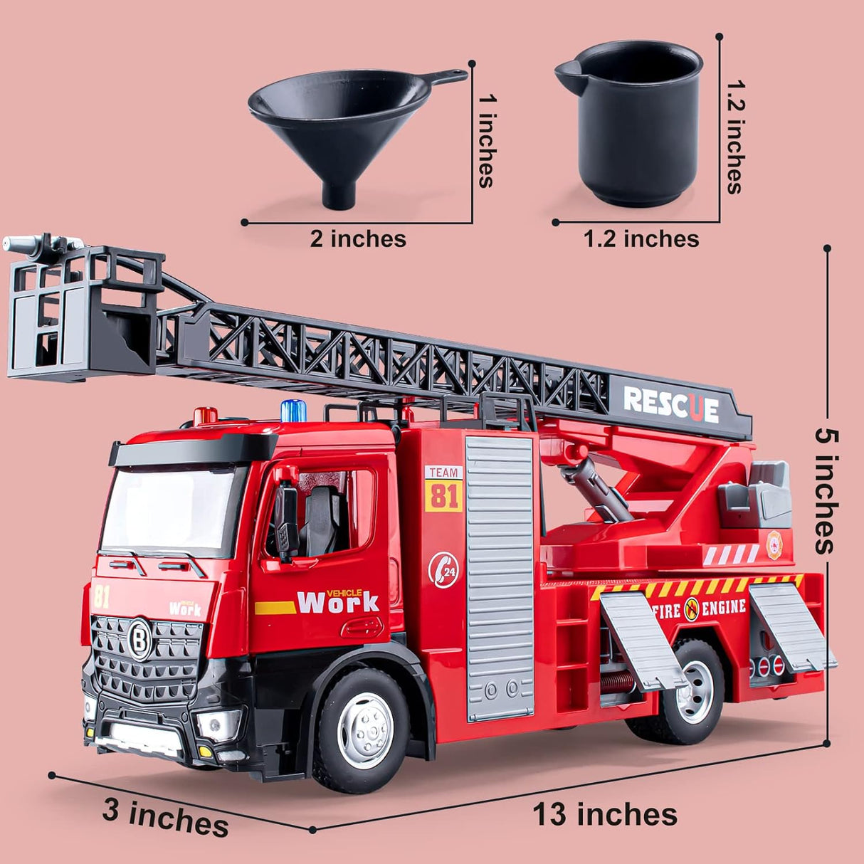 Fire Truck Model Diecast Toy