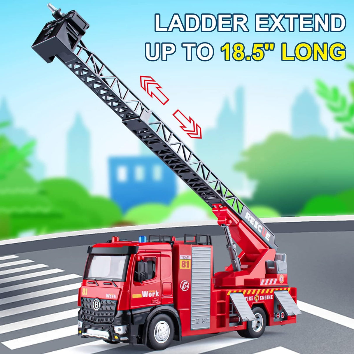 Fire Truck Model Diecast Toy