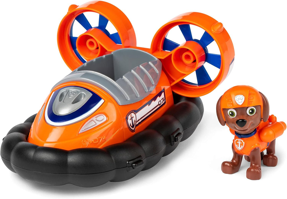 PAW Patrol, Zuma’s Hovercraft Vehicle with Collectible Figure, for Kids Aged 3 and Up