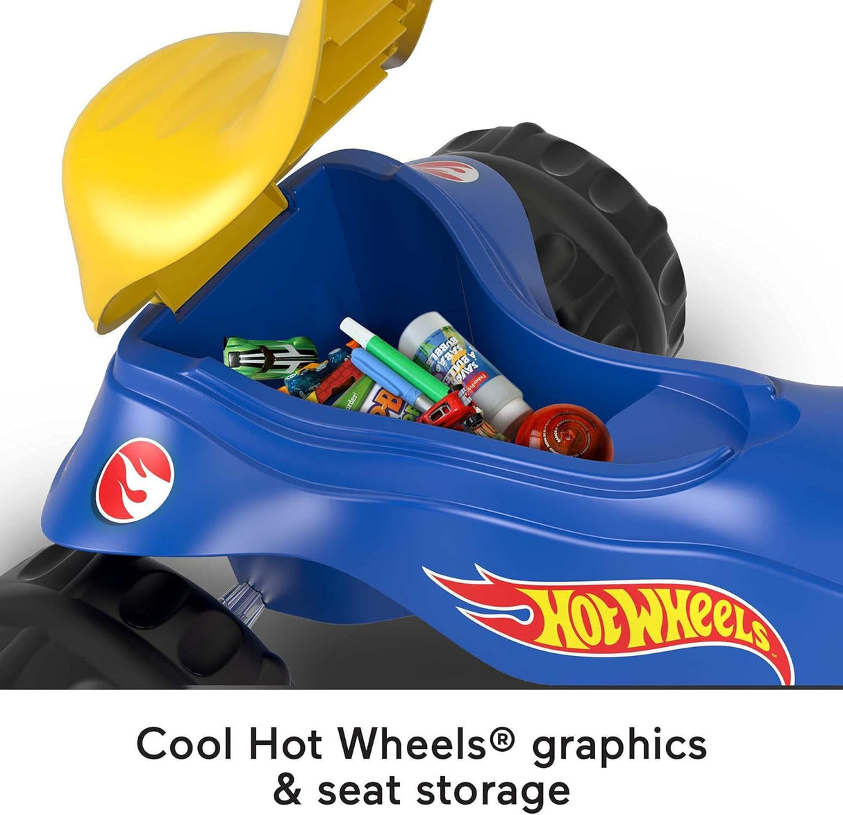 Fisher-Price Hot Wheels Toddler Tricycle Tough Trike Bike