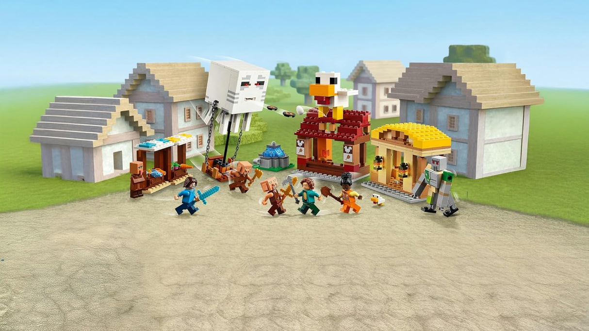 Lego Minecraft 21273 The Ghast Balloon Village Attack