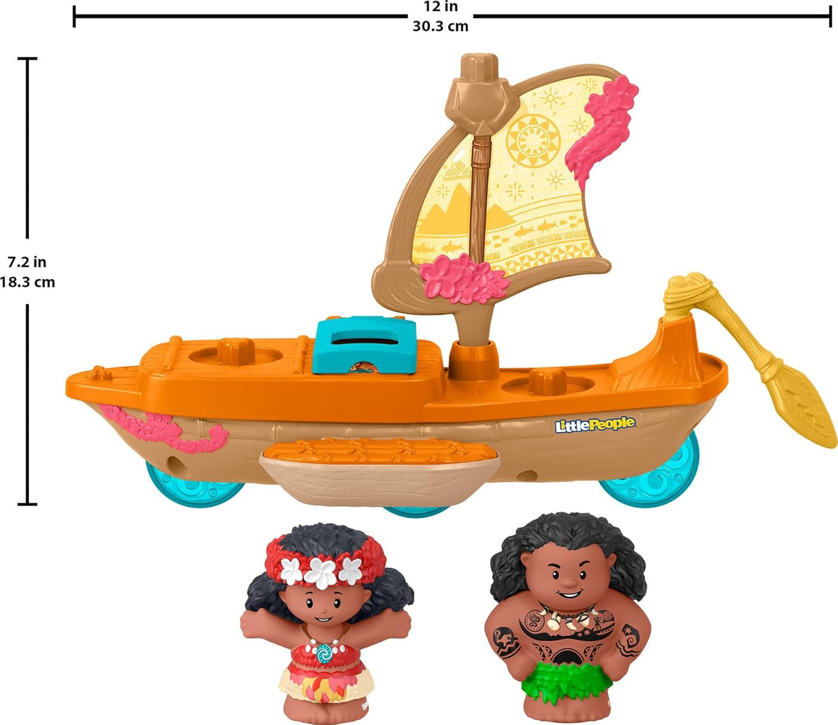 Fisher-Price Little People Disney Princess Moana & Maui’s Canoe
