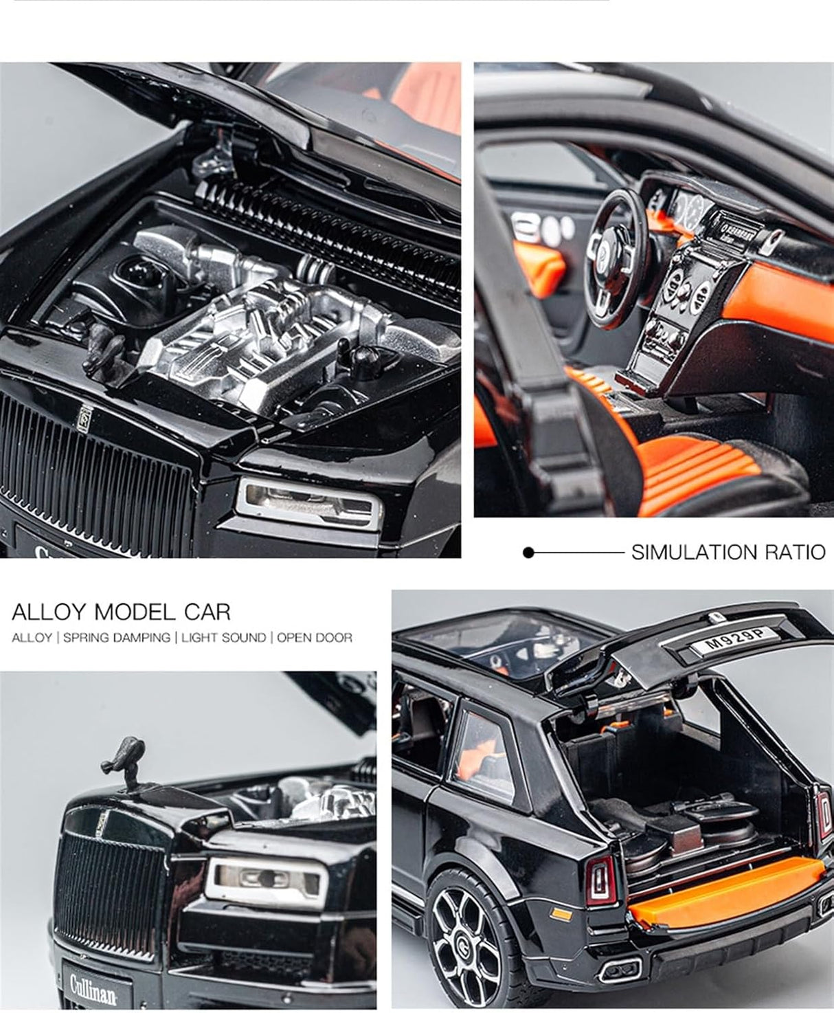 Rolls-Royce Cullinan Model 1:36 Scale (3 Assorted Colors, Sold As Single)