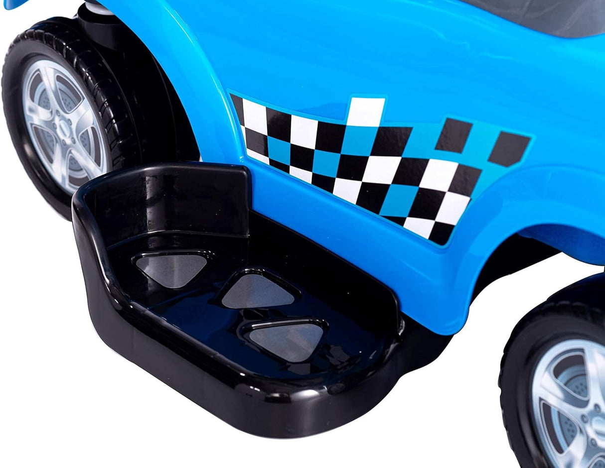 Quick Coupe Ride-On Car – Red / Blue / Magenta