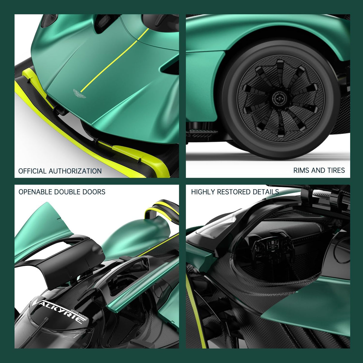 Aston Martin Valkyrie AMR Pro RC Car 1 14 Scale (Assorted Colors, Sold As Single)