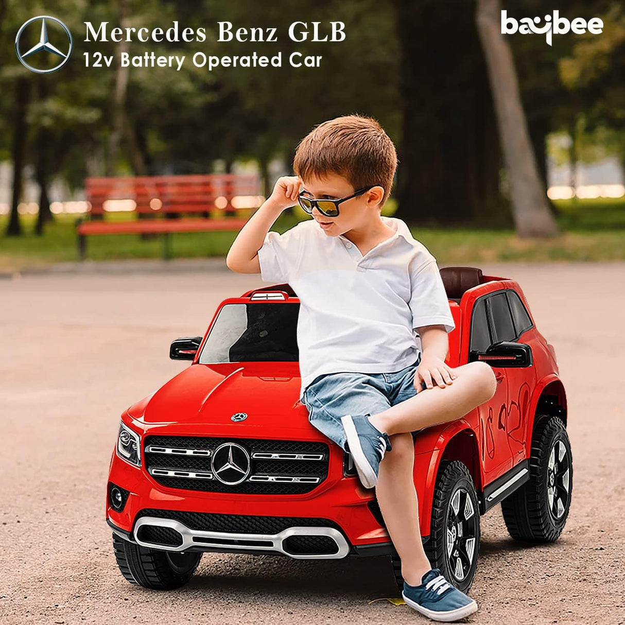 Mercedes GLB Battery Operated Ride On Car for Kids/Baby