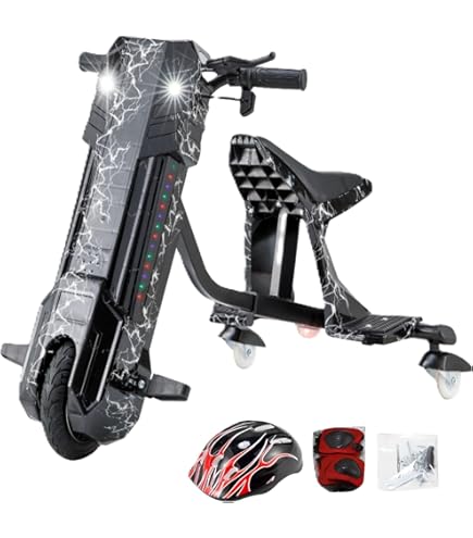Pro Ride Drift Scooter 36V Black with Seat