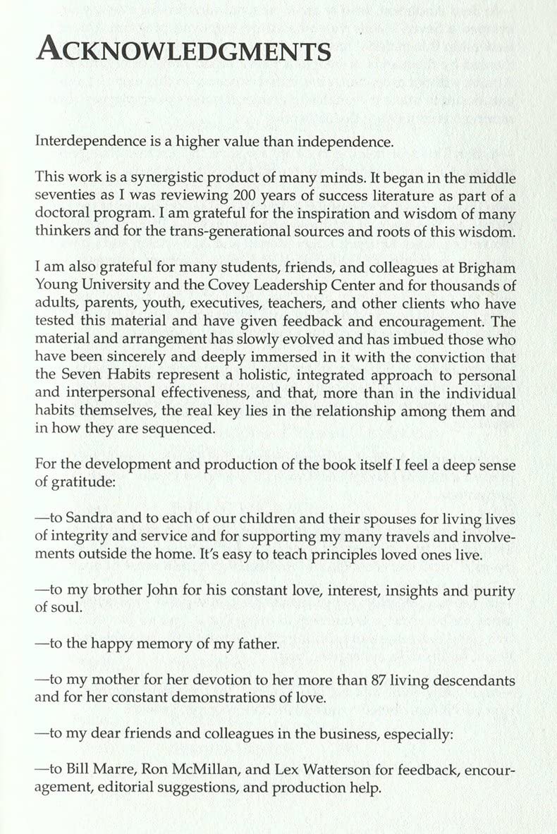 The 7 Habits of Highly Effective People: Powerful Lessons in Personal Change by Stephen R. Covey