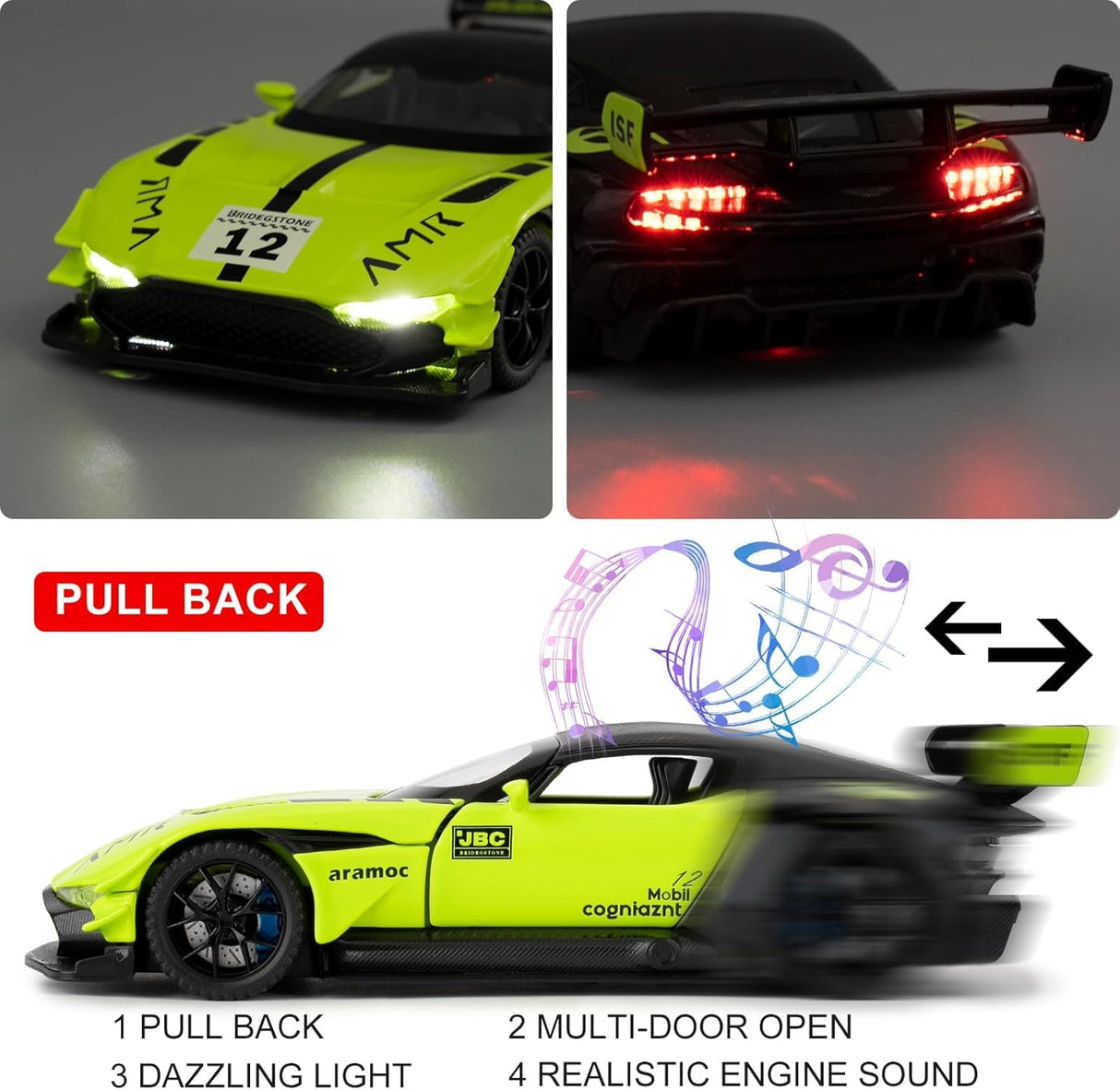 Aston Martin Vulcan Amr Pro Model 1:32 Scale