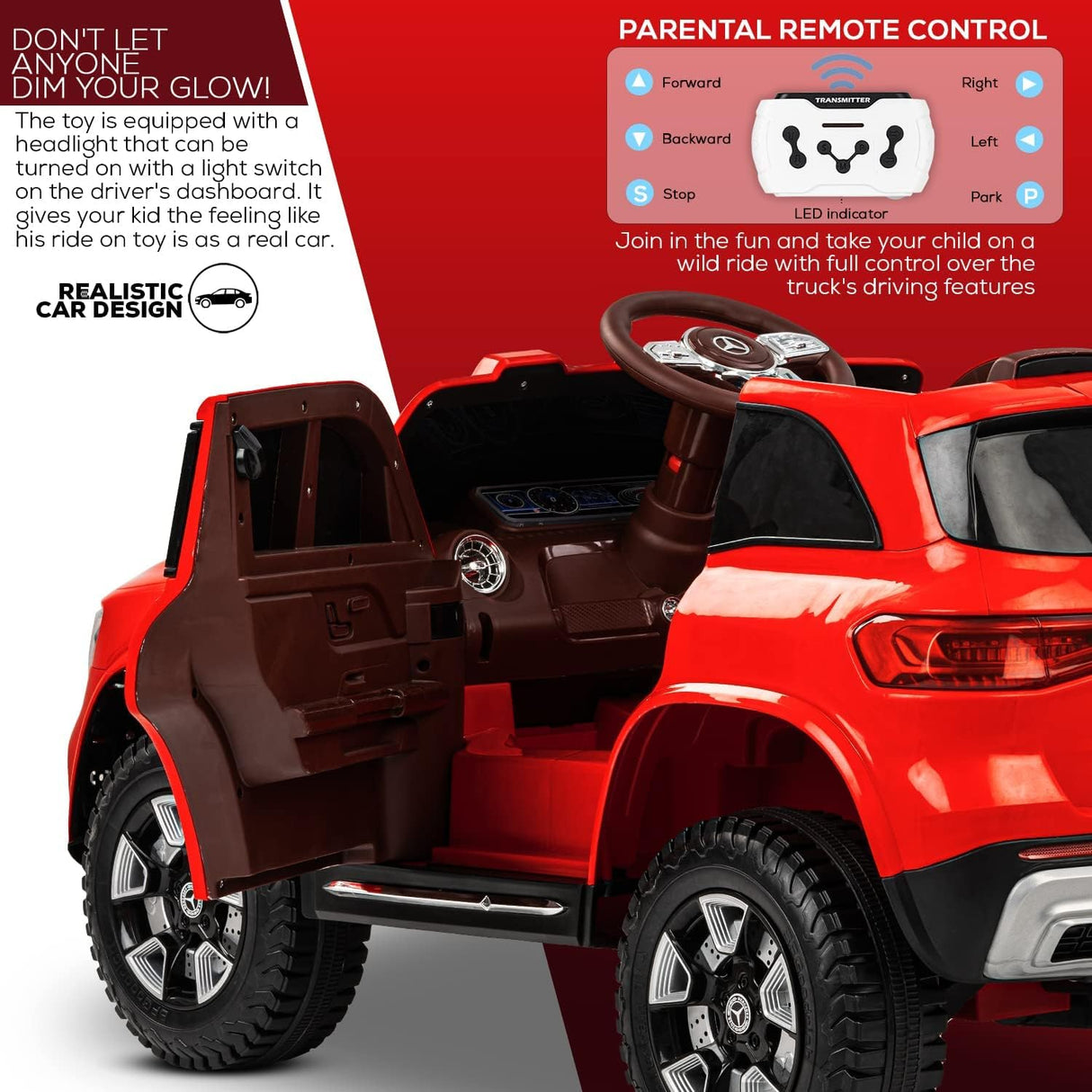 Mercedes GLB Battery Operated Ride On Car for Kids/Baby