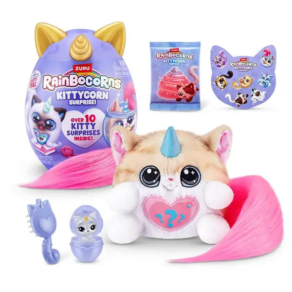 Rainbocorns Kittycorn Surprise S3 Collectible Plush Toy