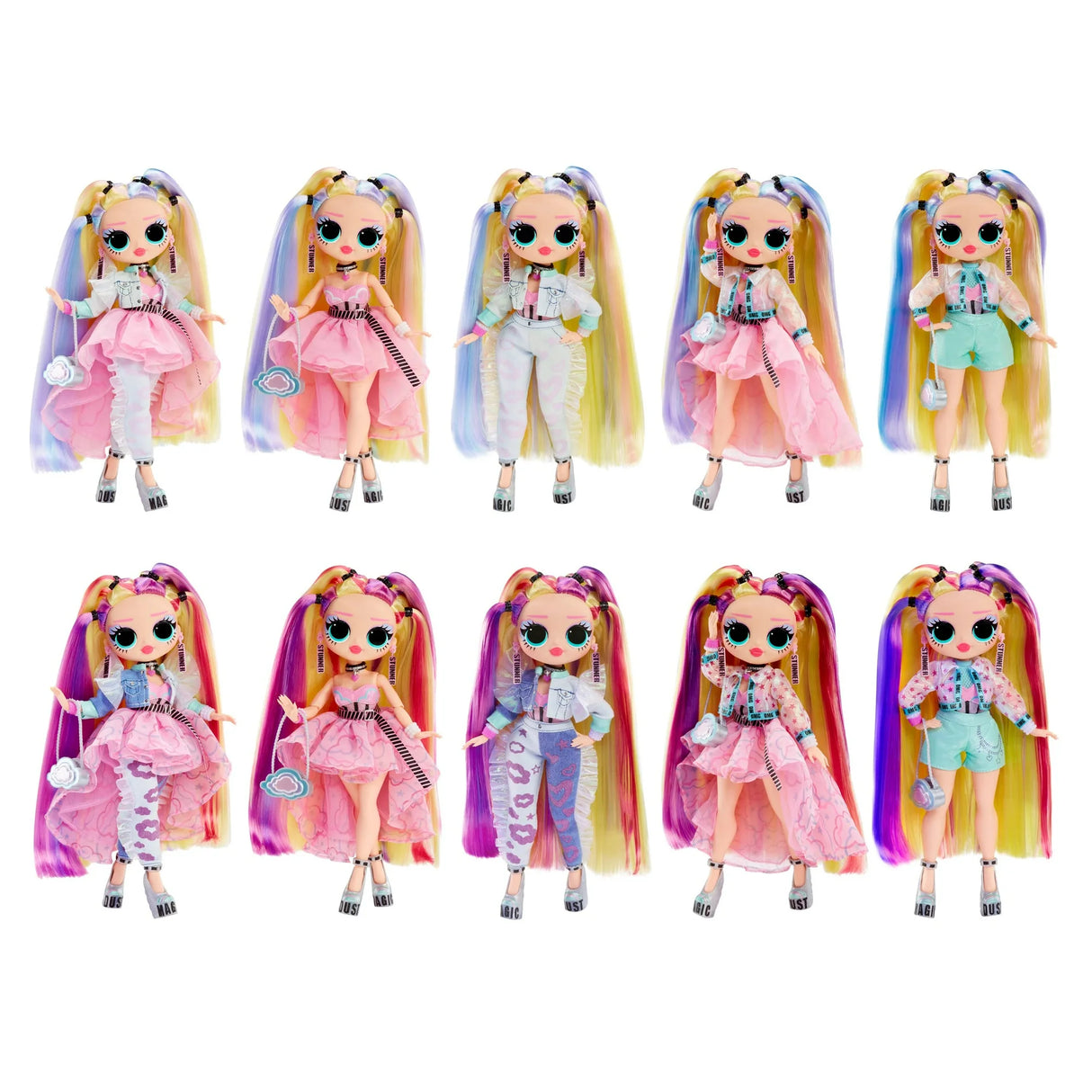 LOL Surprise OMG Sunshine Makeover Fashion Doll - BUBBLEGUM DJ - Includes UV Colour Change in the Sun, Multiple Surprises, and Fabulous Acce