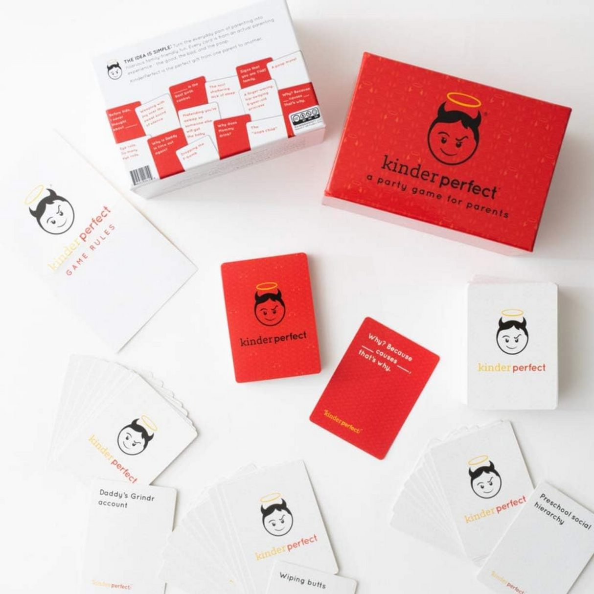 Kinder Perfect The Hilarious Parents Party Card Game Party Game