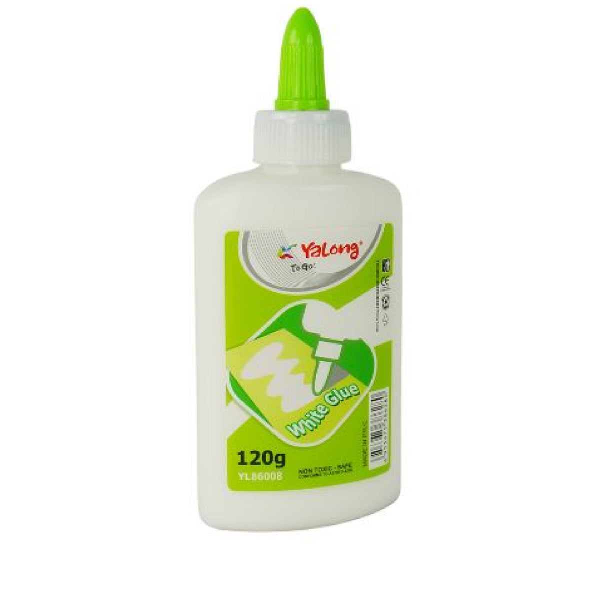 Yalong White PVA Glue 120g - Non-Toxic School & Craft Adhesive