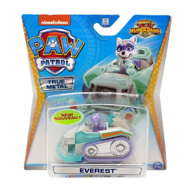 Paw Patrol True Metal Collectible Die-Cast Vehicles, 1:55 Scale (Styles Vary)