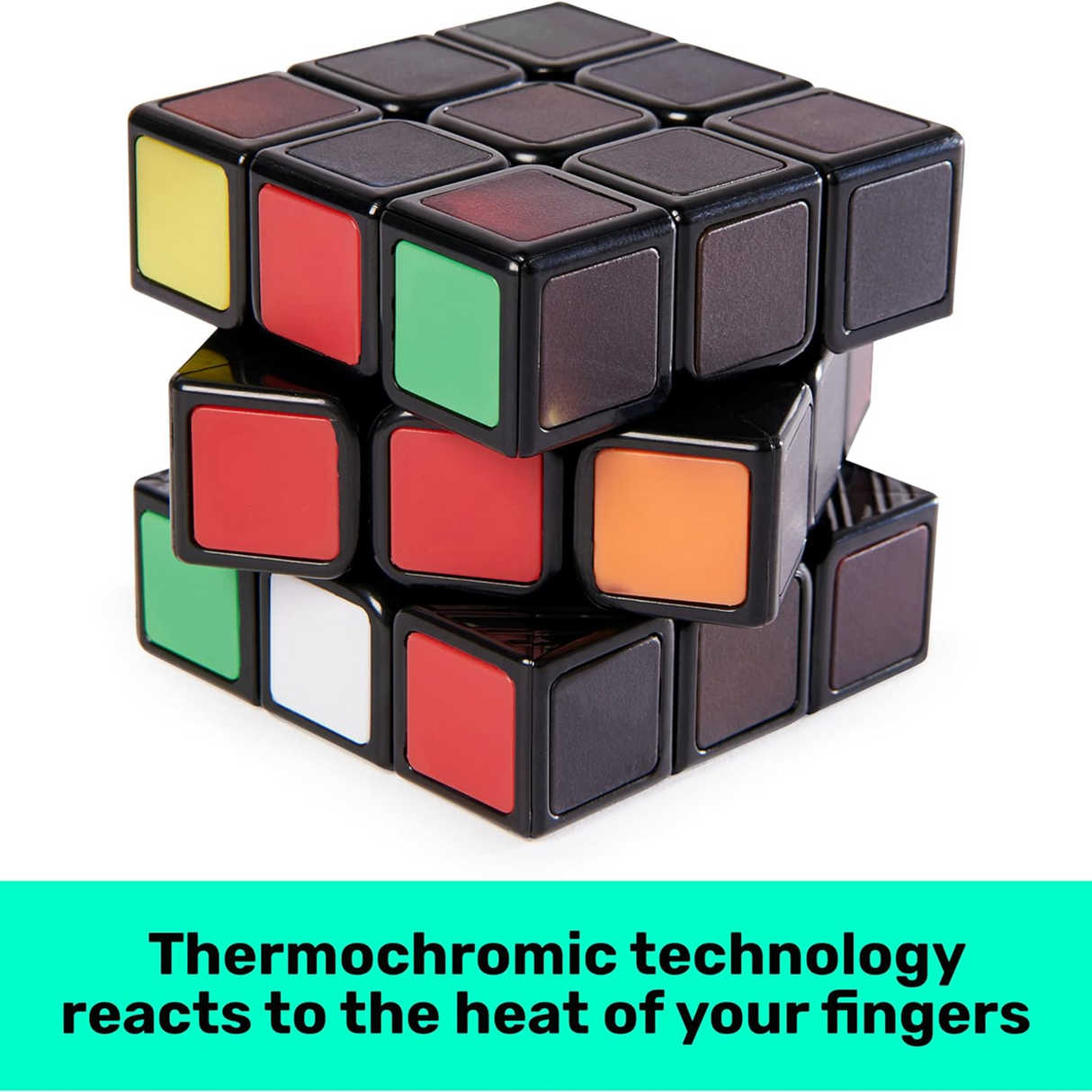 Spin Master Rubiks - Phantom 3X3 Cube Black