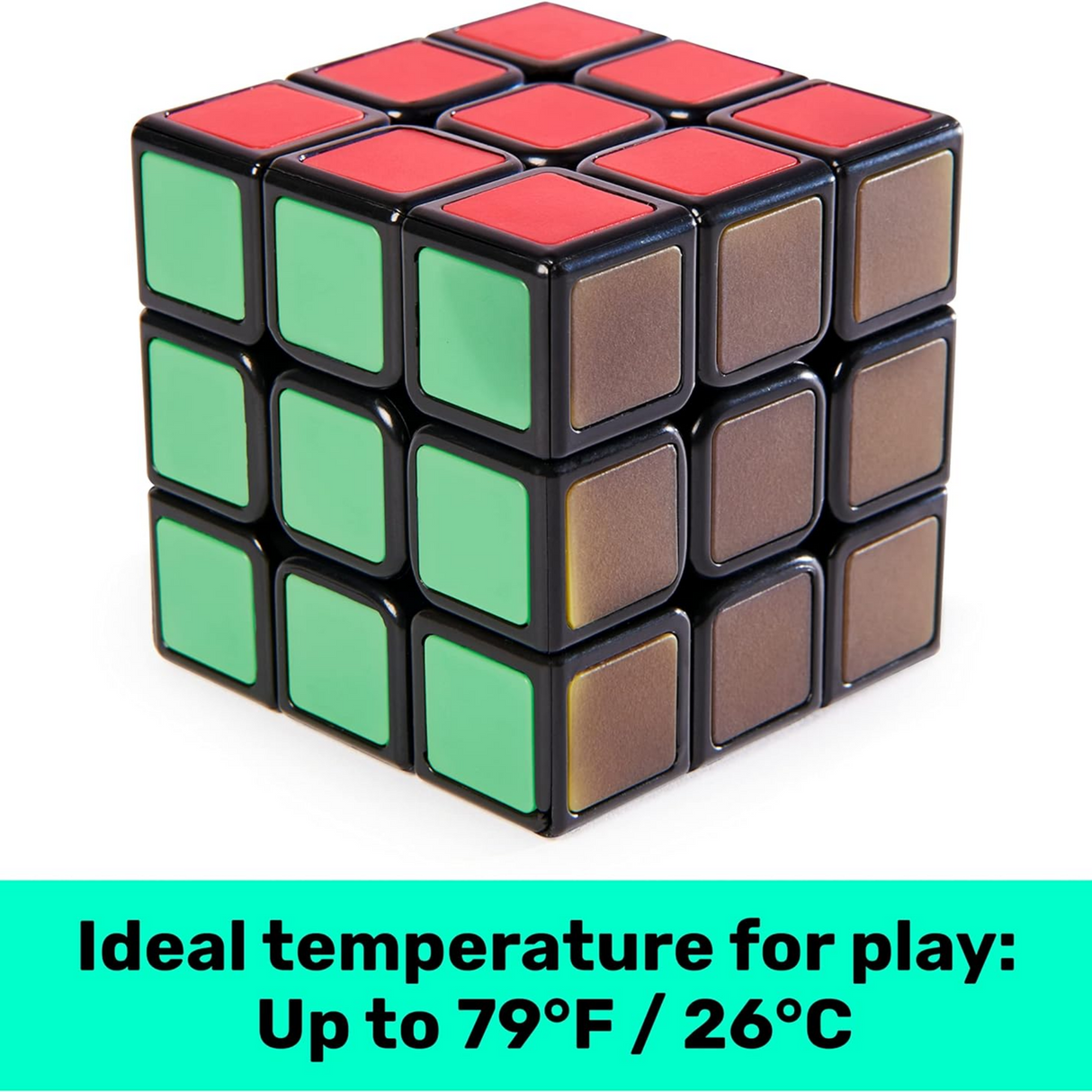 Spin Master Rubiks - Phantom 3X3 Cube Black