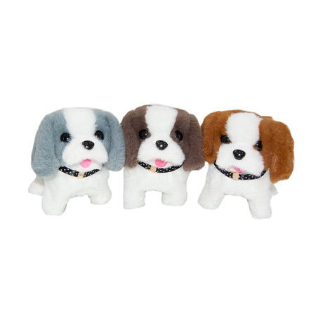 Links to DOG- INTERACTIVE WALKING PLUSH TOY ASST 3 by