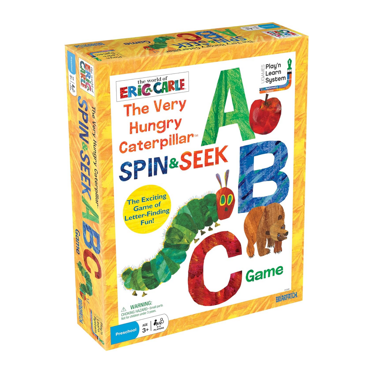 Briarpatch The World of Eric Carle The Very Hungry Caterpillar Spin & Seek ABC Game