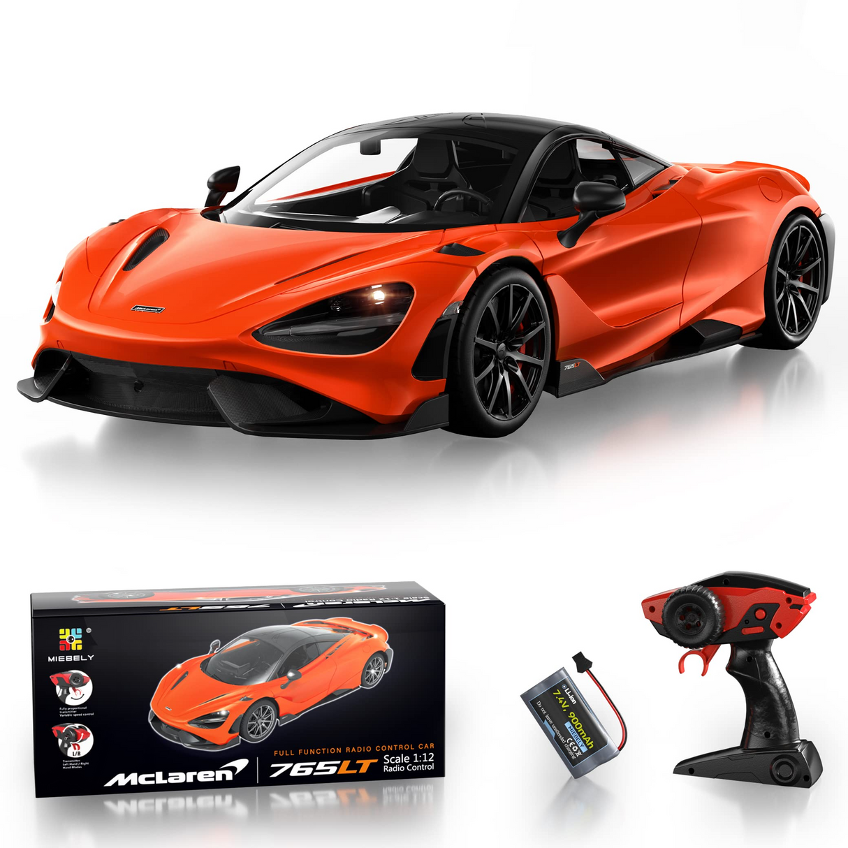 McLaren R/C 1:12 Car 2.4 GHz (Assorted Colors, Sold As Single)