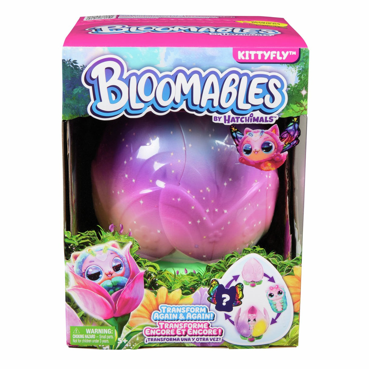 Hatchimals Bloomables Kittyfly Interactive Toy