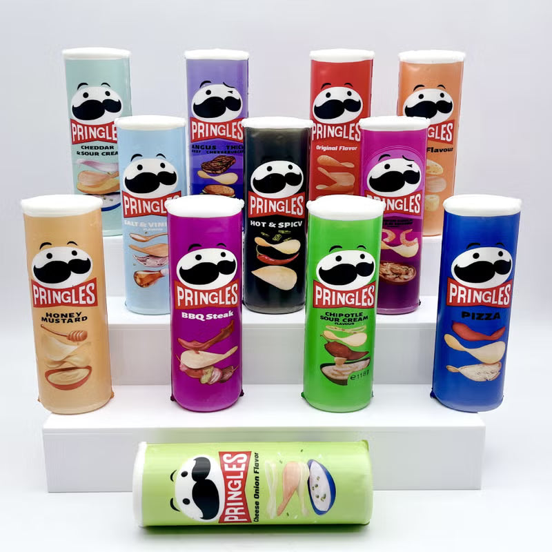 Slow Rebound Chip Bucket Squishy Toy PU Foam Stress Relief Fidget