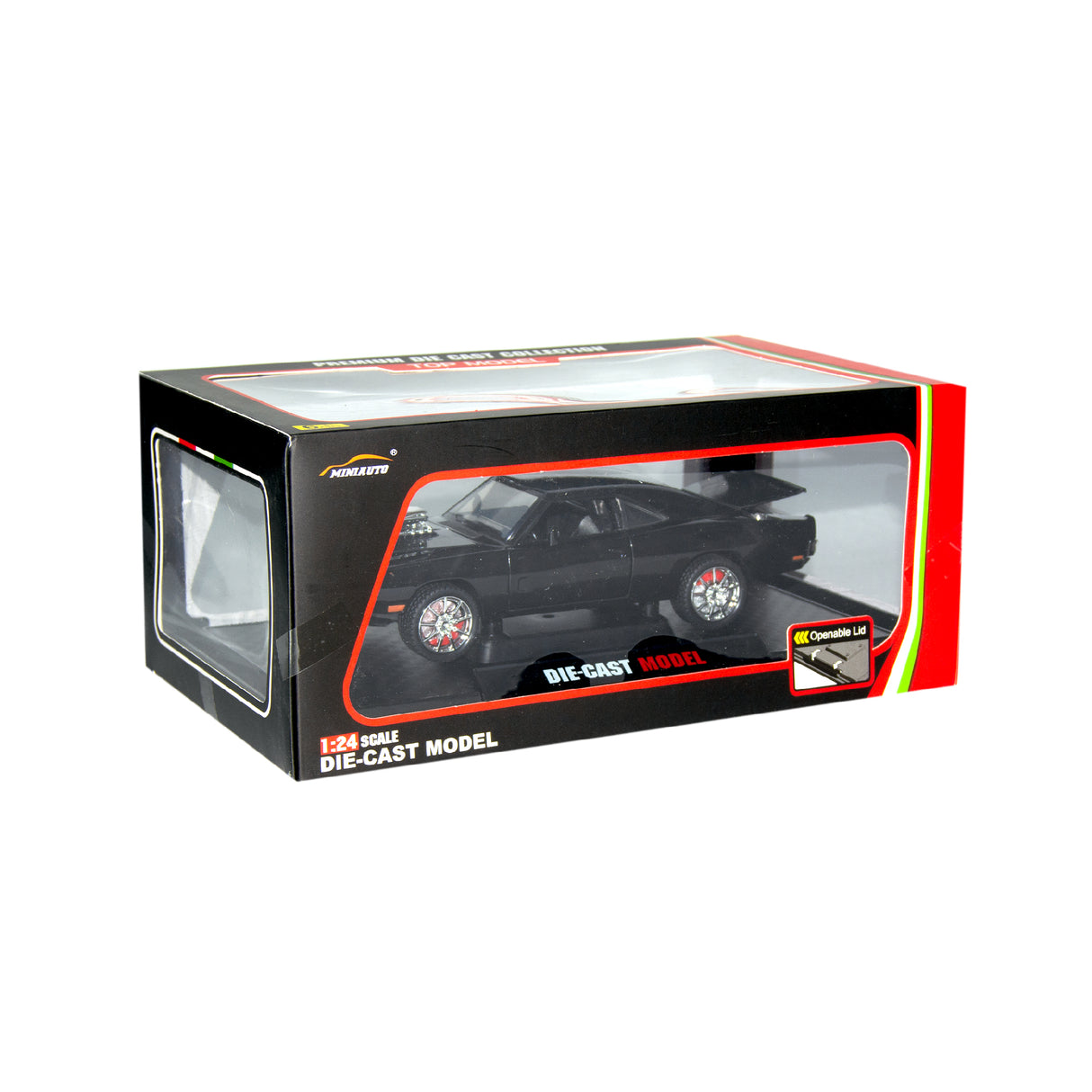 Links to DODGE CHARGER PULLBACK CAR BLACK by