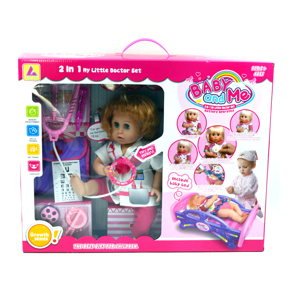 Links to BABY AND ME 2 IN 1 LITTLE DOCTOR SET BATTERY OPERATED by