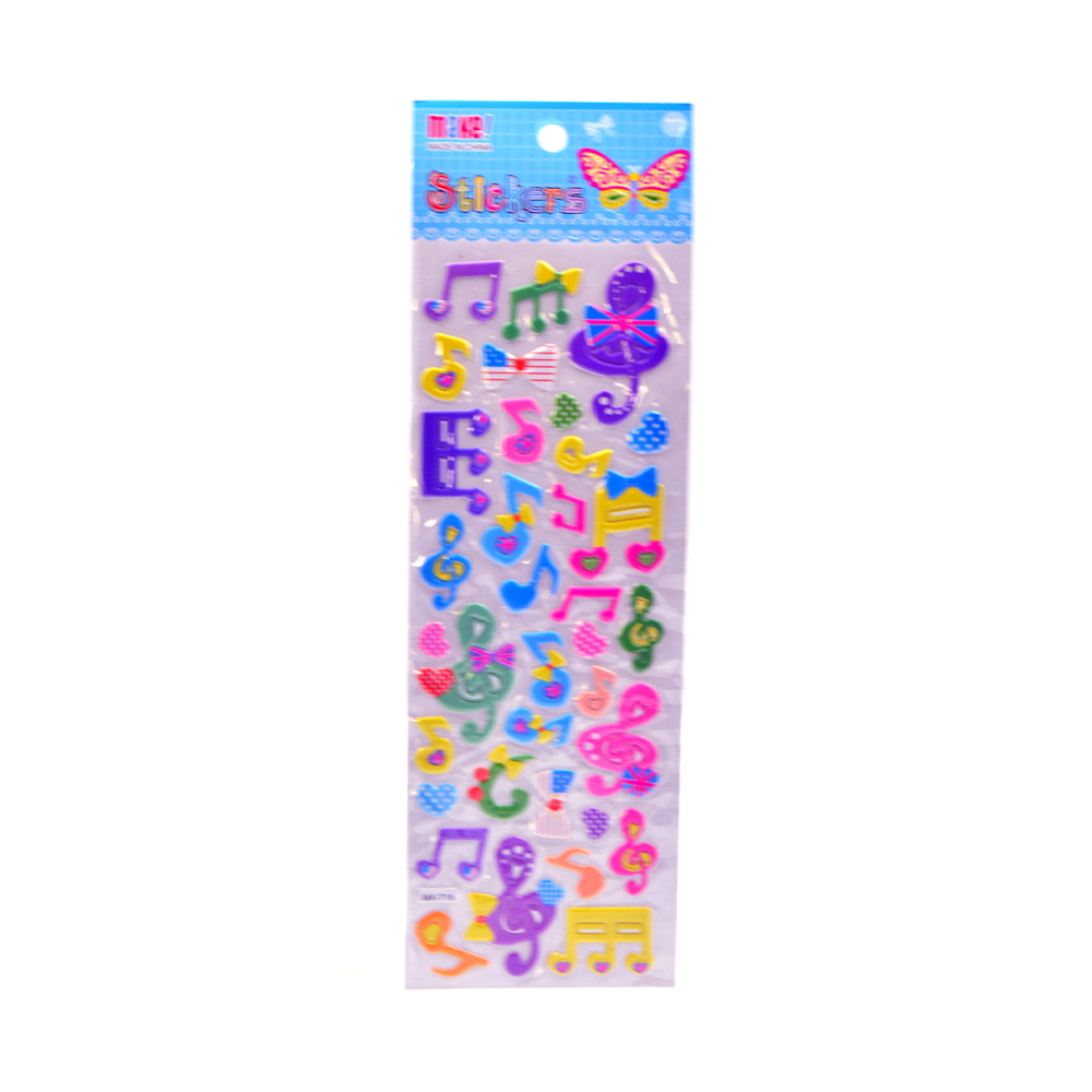 Rhythm Puffy Stickers